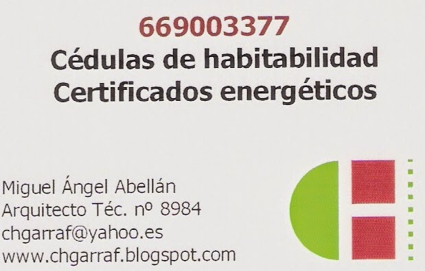 Certificados energéticos.