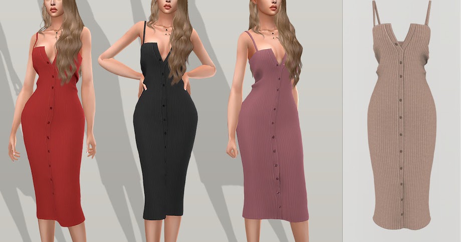 The Sims 4 mody do gry: Sukienka Belaloallure_Normma