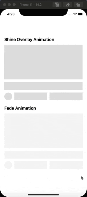 Animated Placeholder iOS Demo