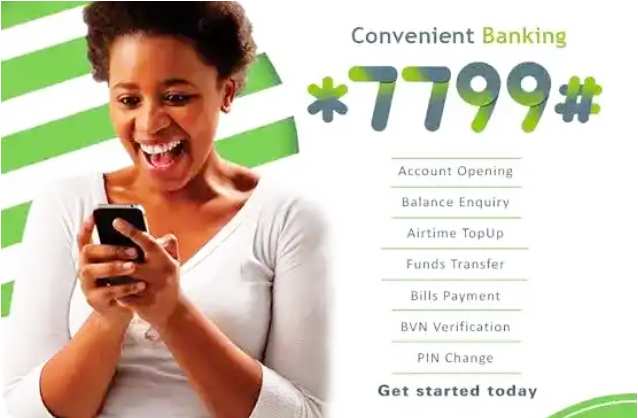 Unity bank transfer code, Check account  balance and others
