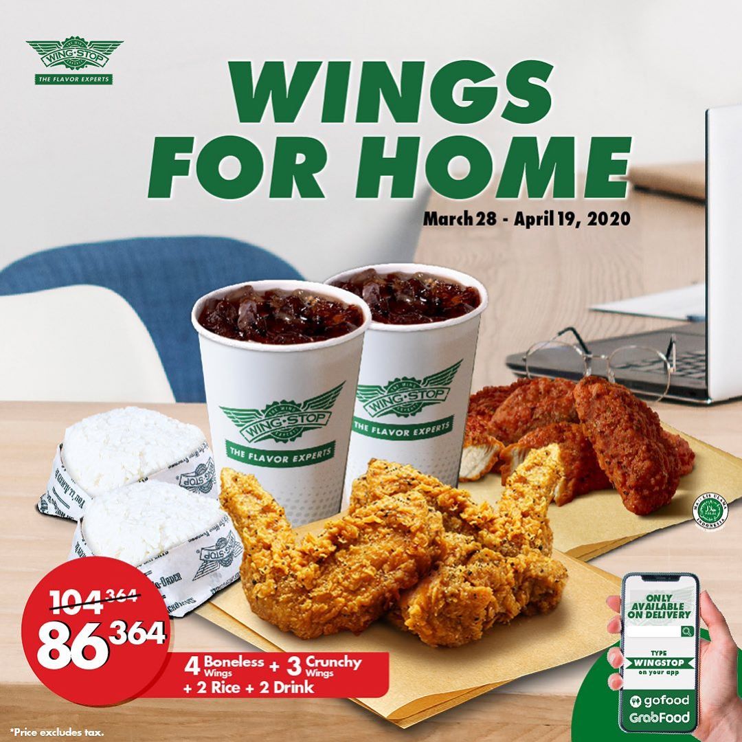 Promo Wingstop Paket Wings For Home Periode 28 Maret 19 April 2020