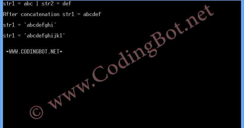 C Code To Concatenate Two Strings - Coding Bot