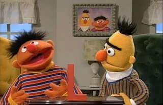 Ernie and Bert sing La, La, La. Sesame Street Best of Friends