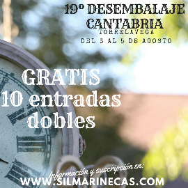 Gratis 10 entradas dobles para la 19º Desembalaje Cantabria