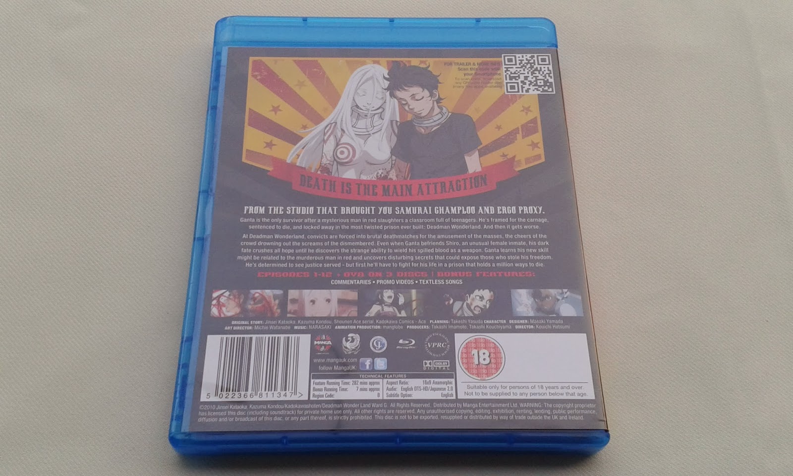 Anime on Blu-ray!: GALLERY * Deadman Wonderland - The complete series