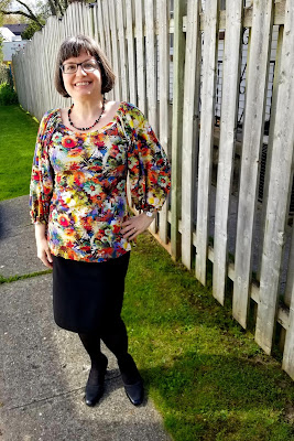 Following The Thread: Adrienne Blouse in Floral