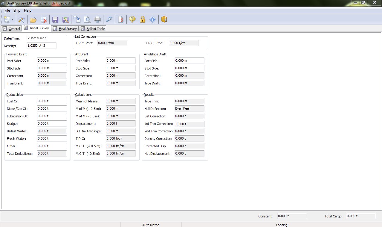 Software Untuk DRAFT SURVEY,LASHING CALCULATOR & ROUTE PLANNER PELAUT