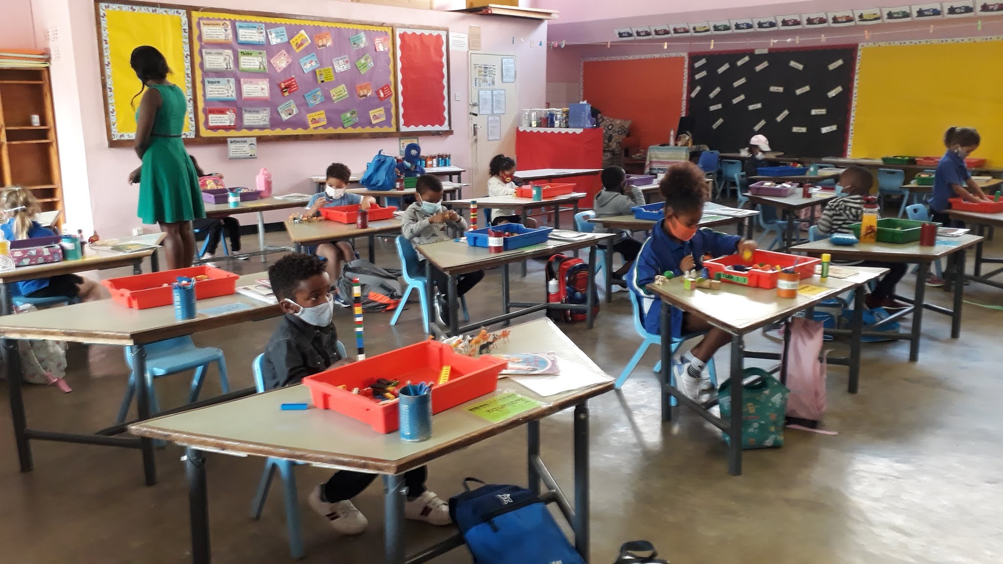 International School of Lusaka Years 1, 5 and 6 back on campus