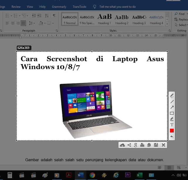 cara screenshot laptop asus windows 7