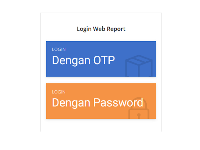 Login Web Report Transaksi Mitra MORENA PULSA