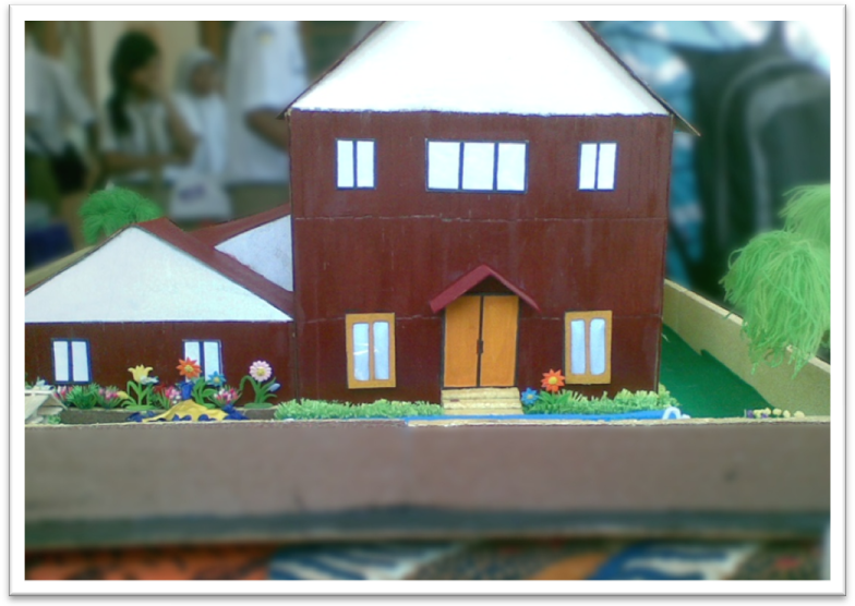 Usaha Jual Miniatur Rumah dari Gabus go for blog