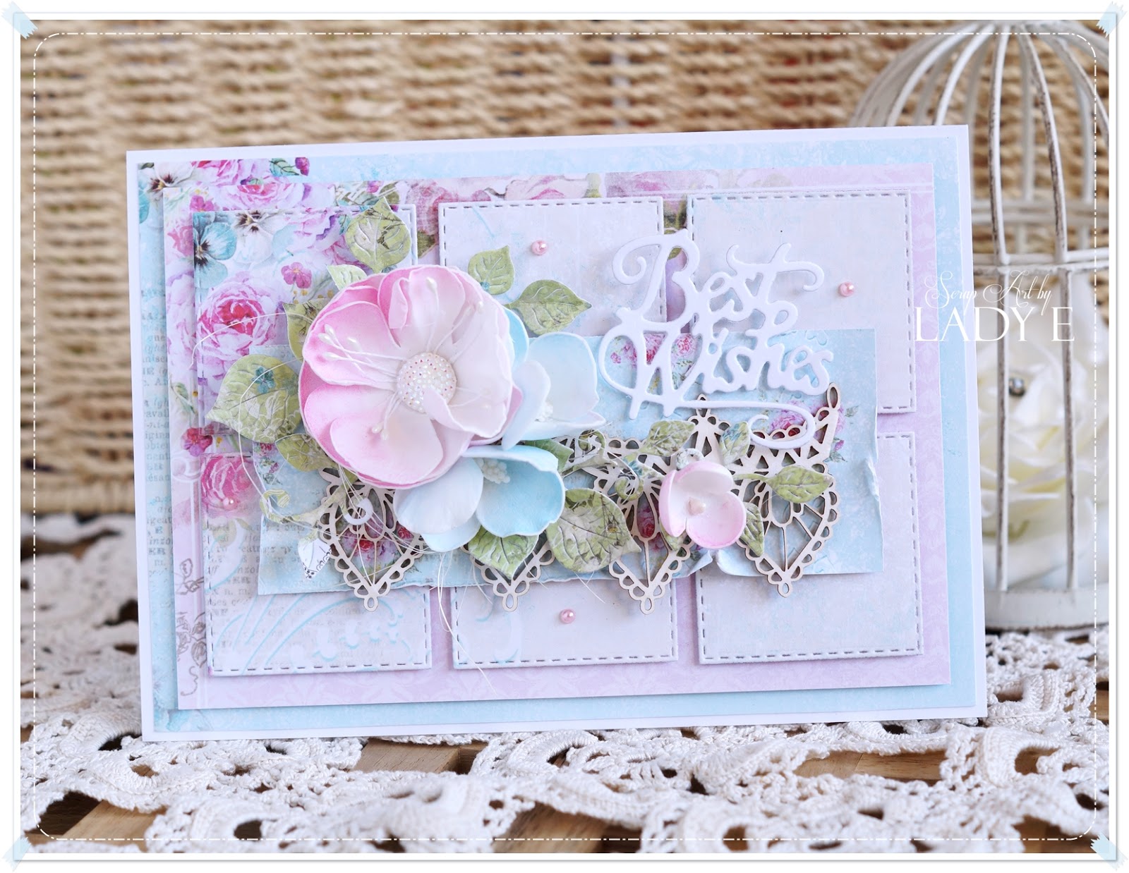 My Cards for Simply Cards & Papercraft 157 Scrap Art by Lady E
