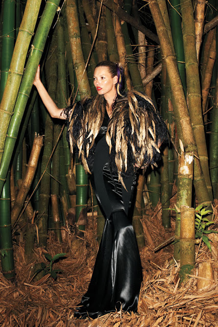 Kate Moss on Harper's bazaar