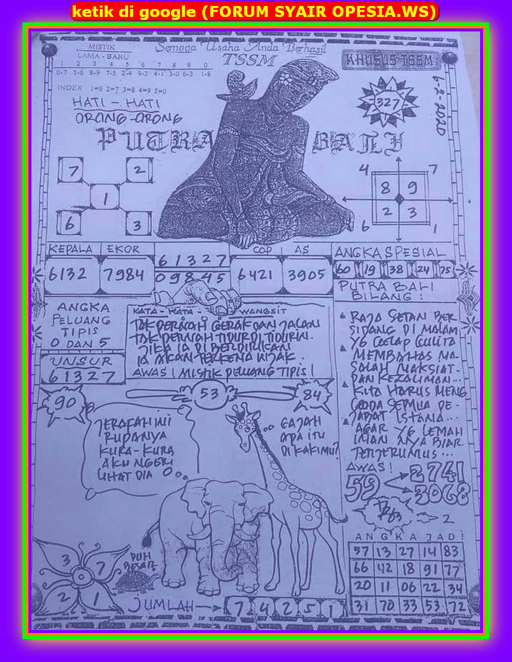 Forum Syair Singapore Forum Syair Gambar