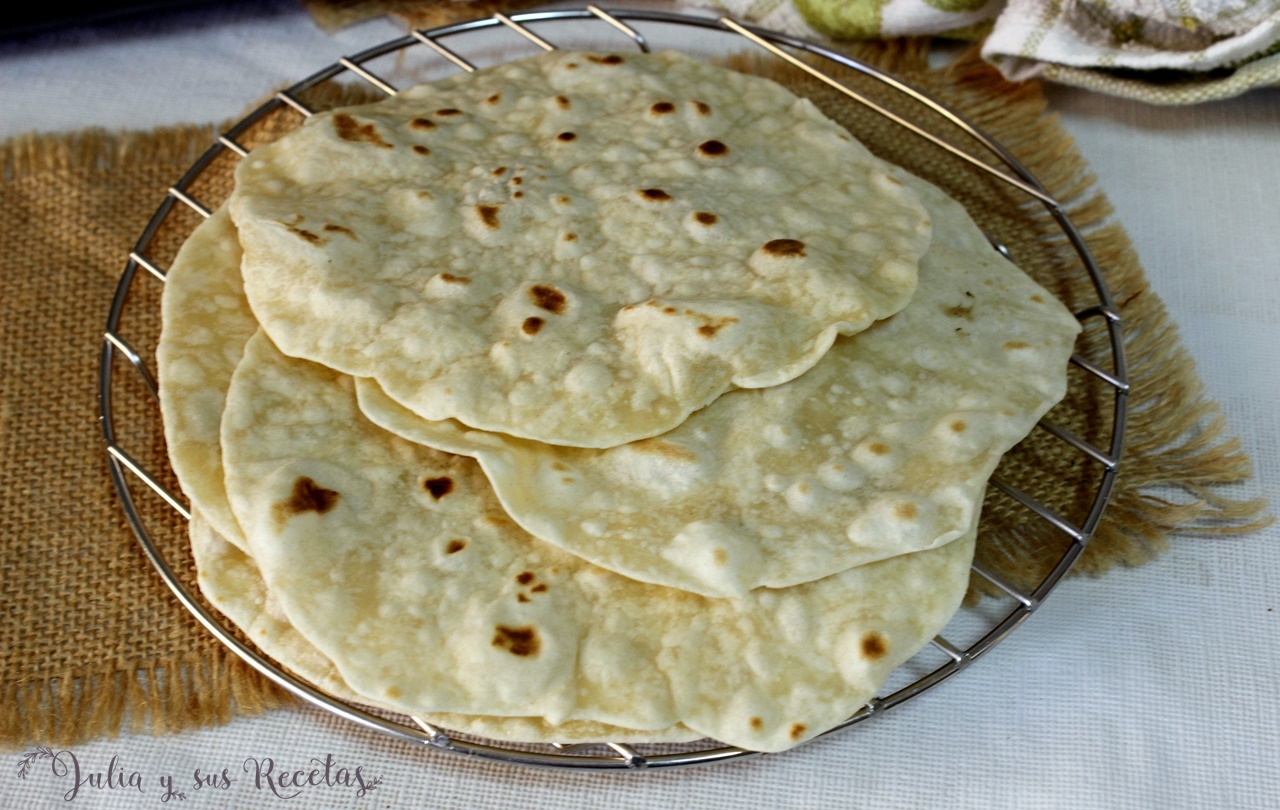 JULIA Y SUS RECETAS Cómo hacer tortillas de trigo mexicanas