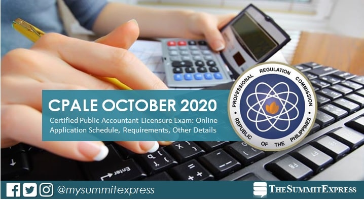 October 2020 CPA board exam online application schedule, requirements October 2020 CPA board exam online application schedule, requirements