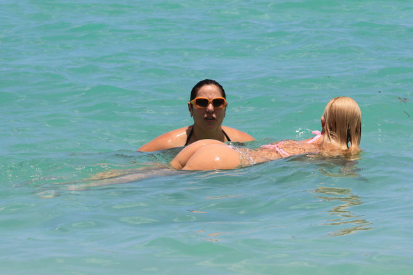 Coco Flaunts in Bikini at Miami Beach