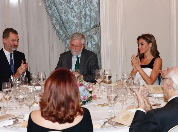 Journalist Florencio Domínguez. King Felipe and Queen Letizia at Ritz hotel