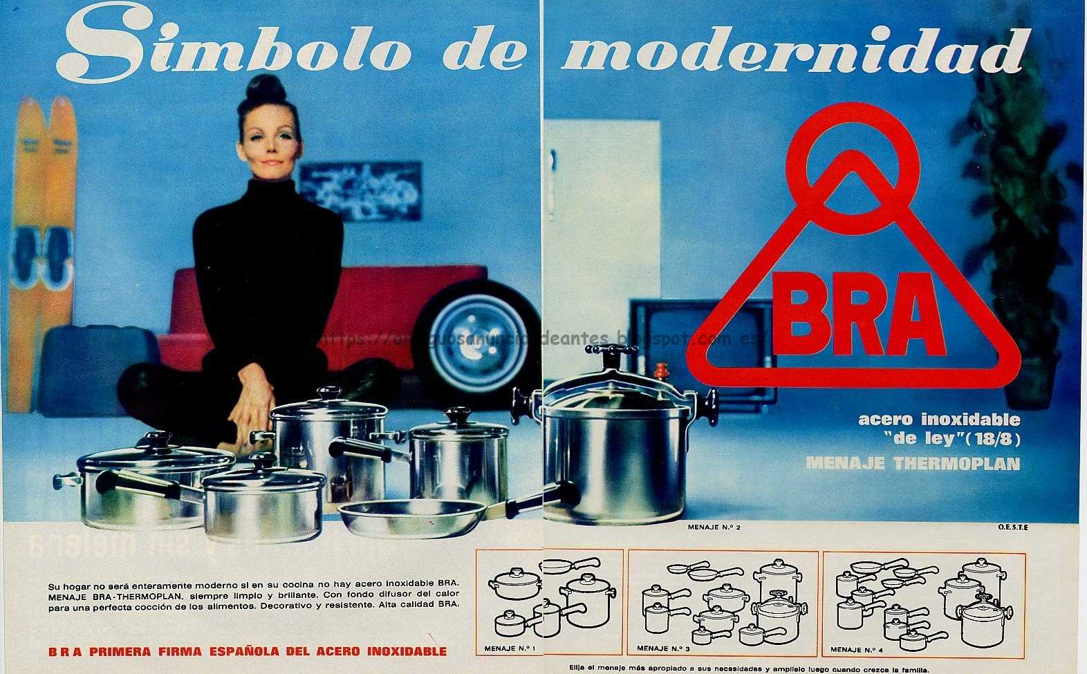 Antiguos anuncios de antes Bra (menaje de cocina) (15 anuncios)