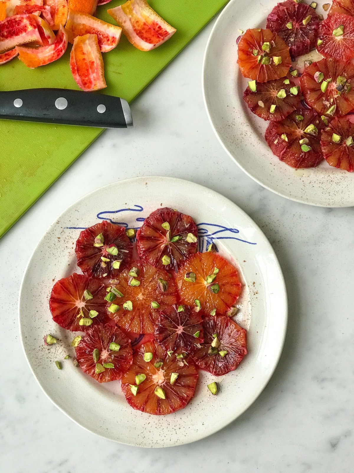 Blood Orange with Honey, Pistachio and Cinnamon Margot's Kitchen