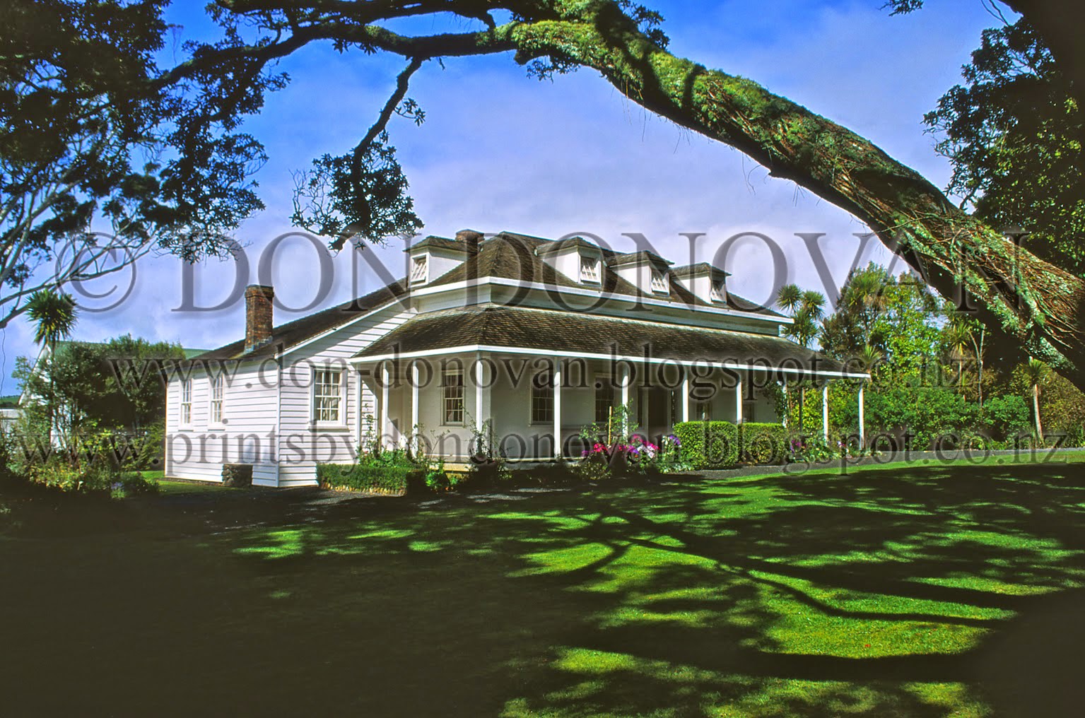 Don Donovan's World Photoprint for Sale Waimate North Mission House
