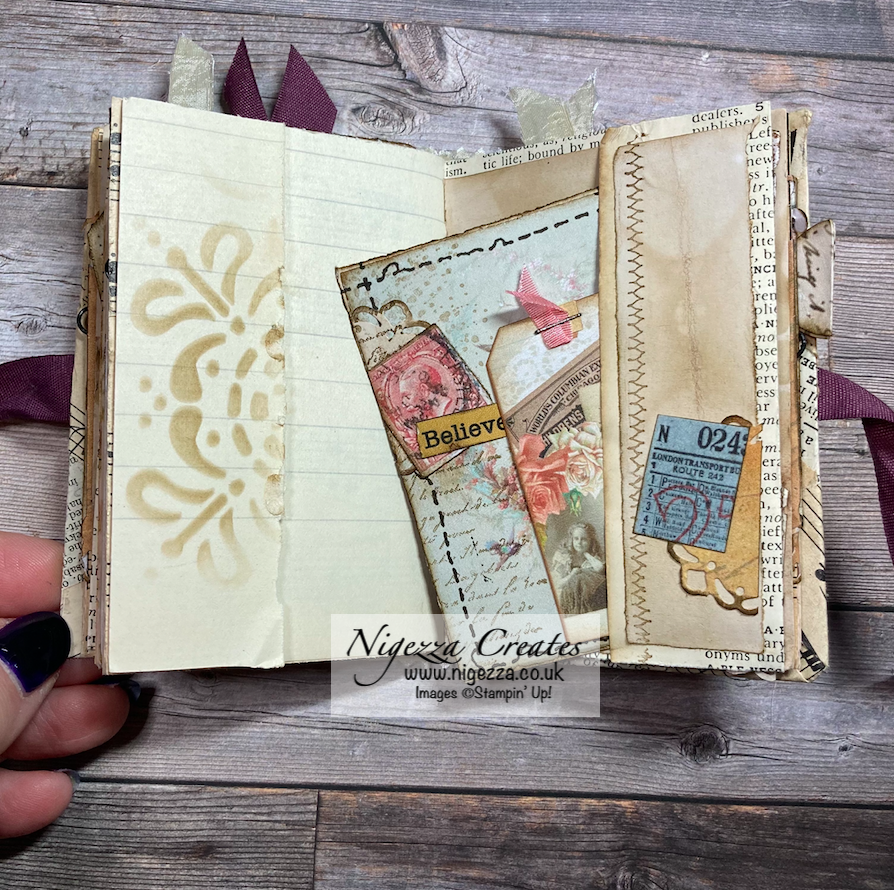 Nigezza Creates: Junk Journalling With Stampin' Up! A Mini Journal With ...