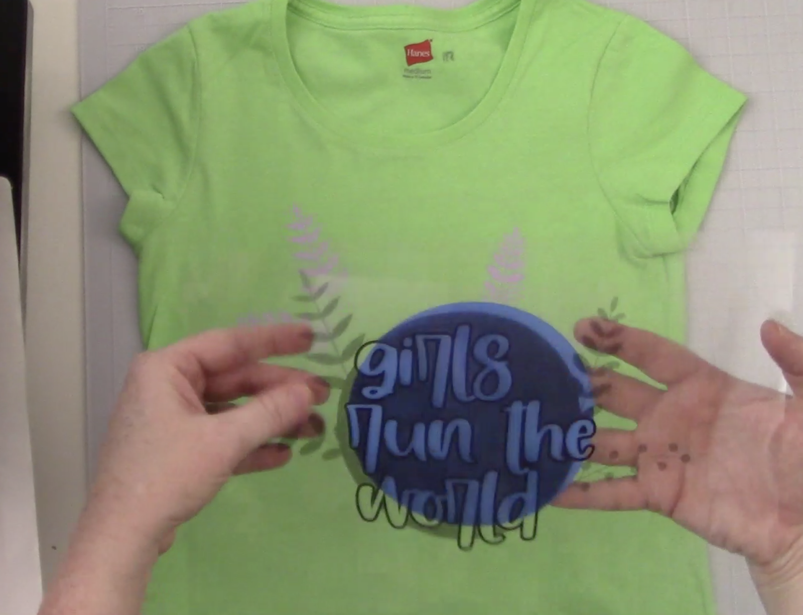 Trick to Line Up Multi Color HTV on Dark Shirt Silhouette School