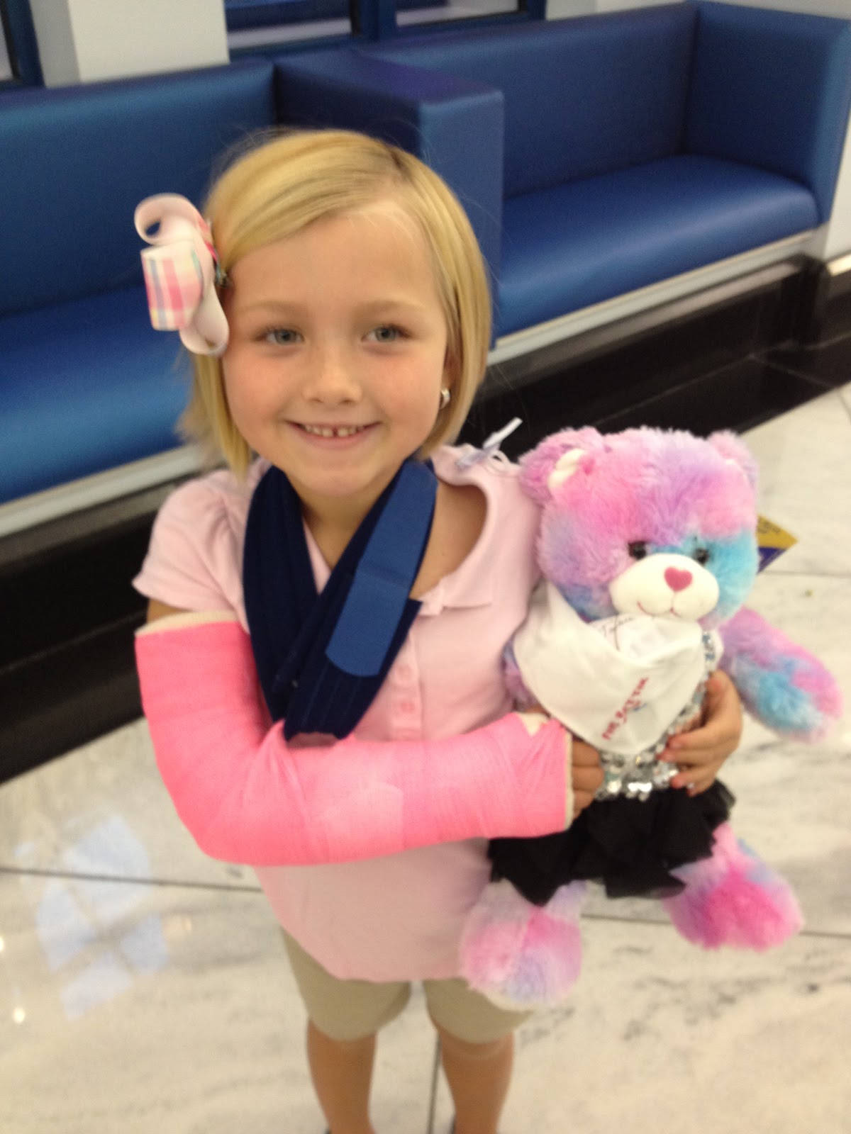 Daily Dose of Dwinell Baby Girl and The Broken Arm!