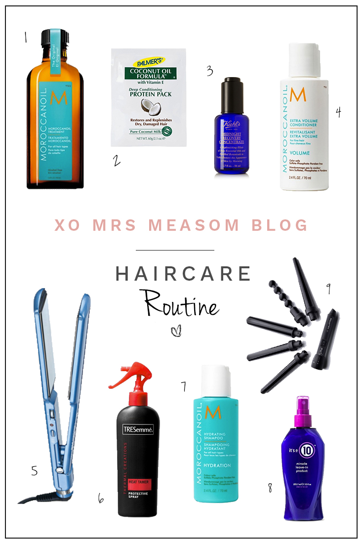 Xo Mrs Measom Hair Routine