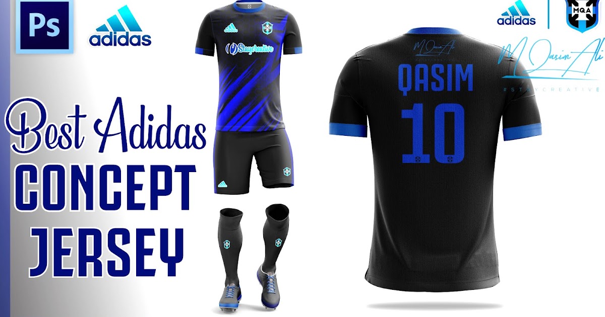 Download Best Adidas Concept jersey Design in Photoshop cc 2019 by ...
