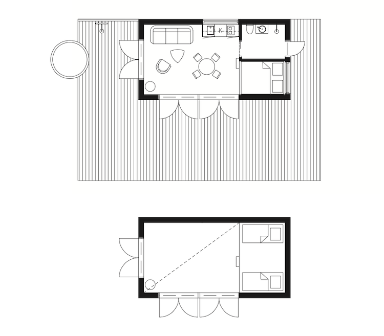 The Design Plans For Our Tiny Swedish Cabin (Komplementbostadshus / Attefallshus)