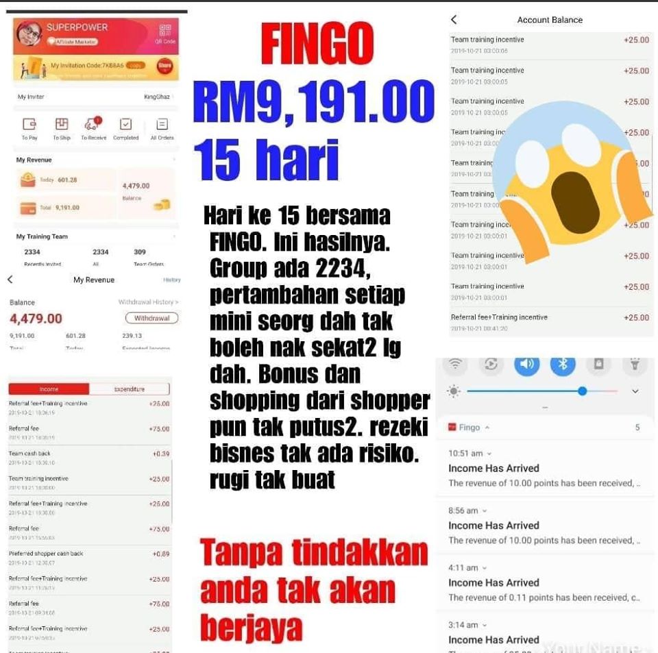 Buat Duit Cara Mudah Dengan Fingo Testimoni