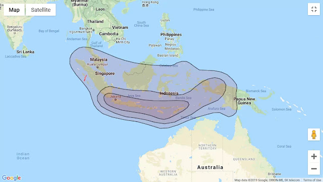 Daftar Satelit Ku Band dari Barat ke Timur yang Mudah di Lock - Wajan