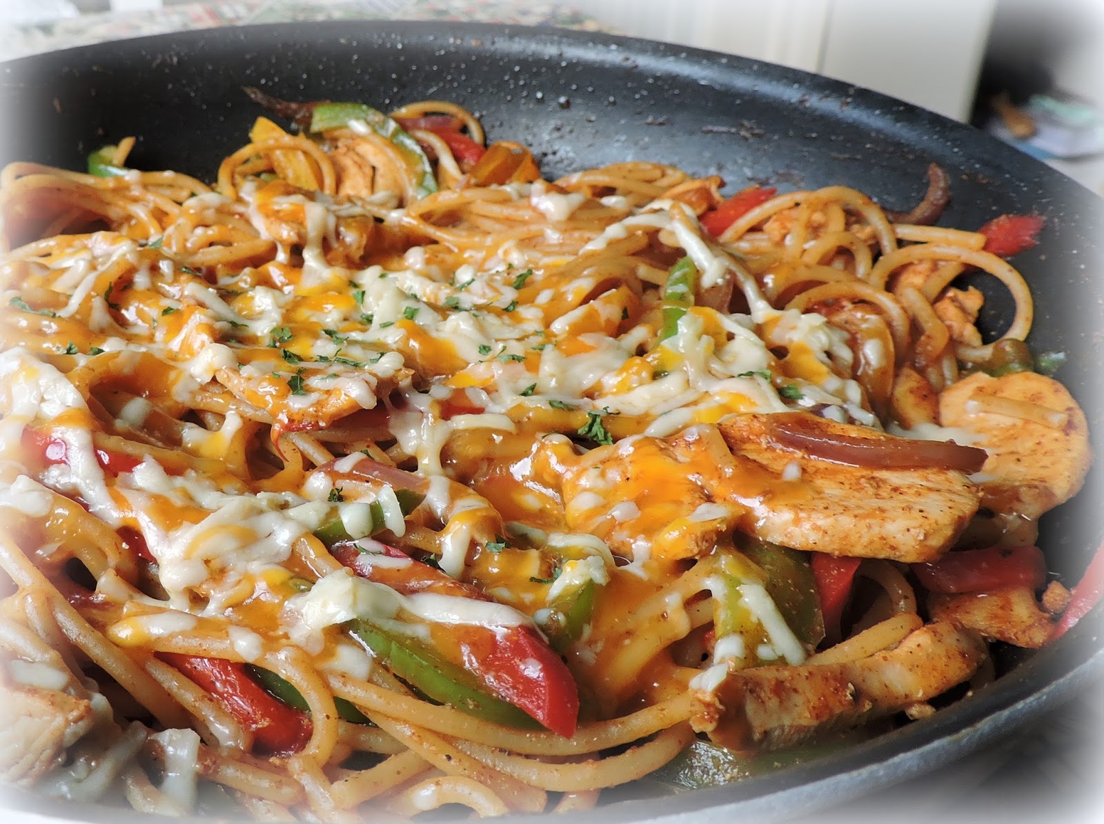 The English Kitchen Chicken Fajita Pasta