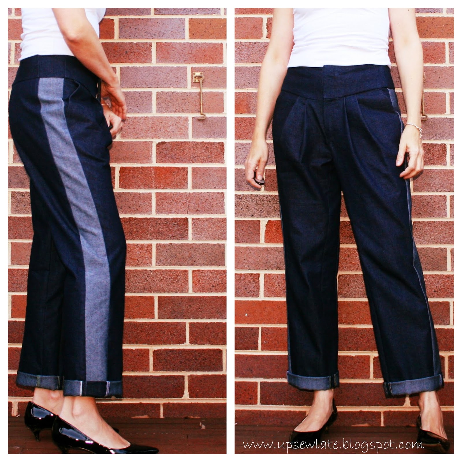 Up Sew Late The Denim Detail Papercut Patterns Pleated Pants up-sew-late-the-denim-detail-papercut-patterns-pleated-pants