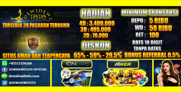 Daftar Dewidewitoto Bo Memberikan Diskon Paling Besar Ada Live Casino