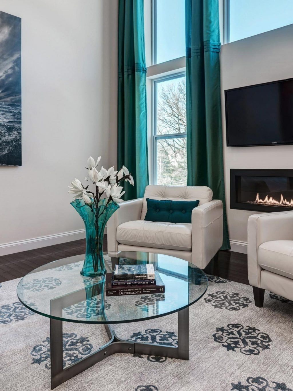 30+ Comfy Grey And Turquoise Living Room Décor Ideas
