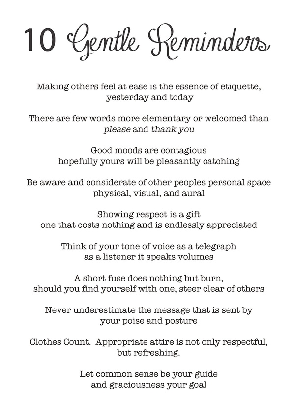 10 Gentle Reminders Sarah Tucker