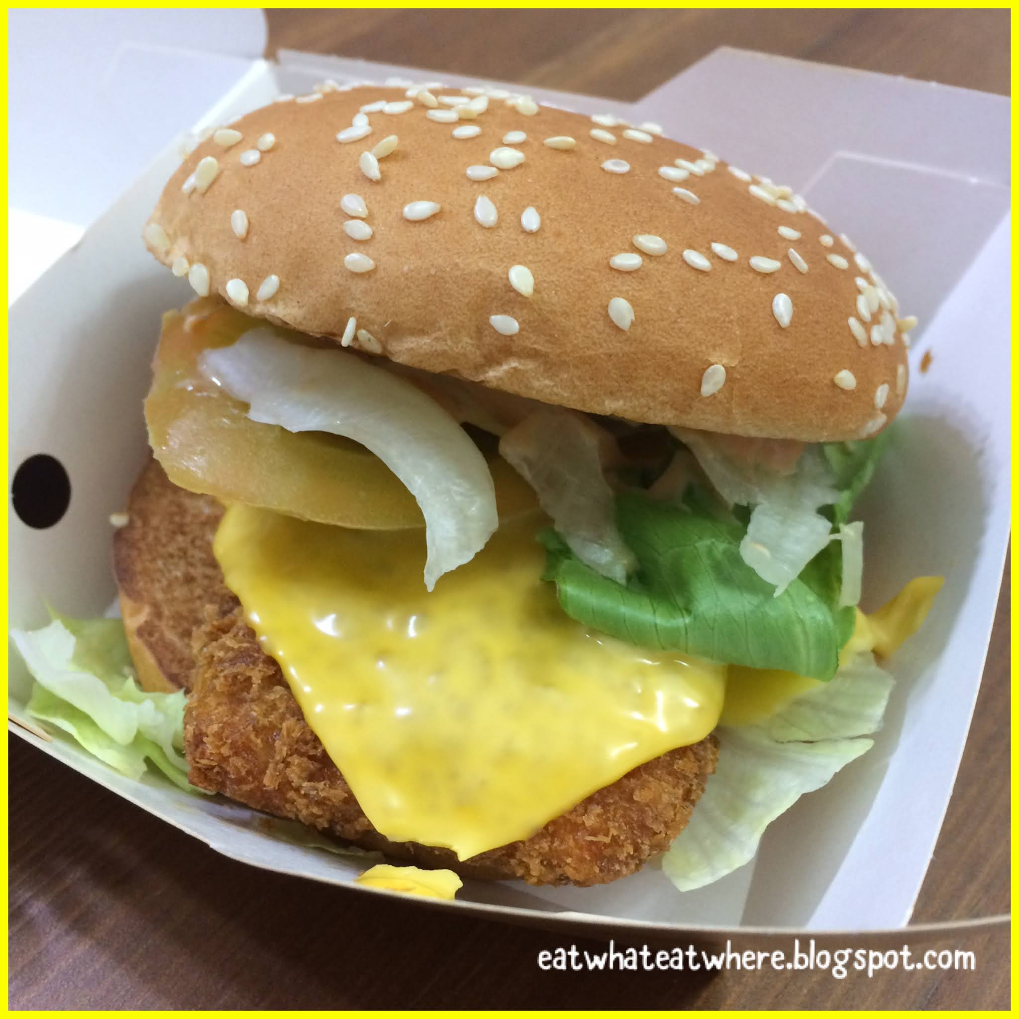 Eat what, Eat where? Just One Food Burger King's Salmon Burger