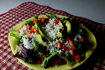 Cold Rice & Avocado Salad: photo by Cliff Hutson
