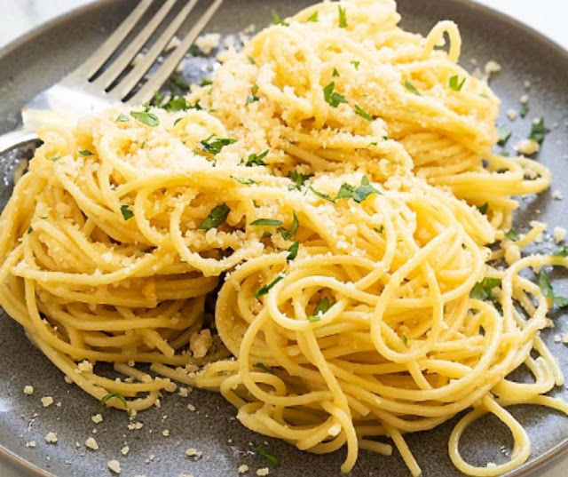 Garlic Parmesan spaghetti Recipes