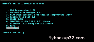 تحميل اسطوانة هيرن 10 - download hiren's bootcd 10.0 Hard Disk Tools