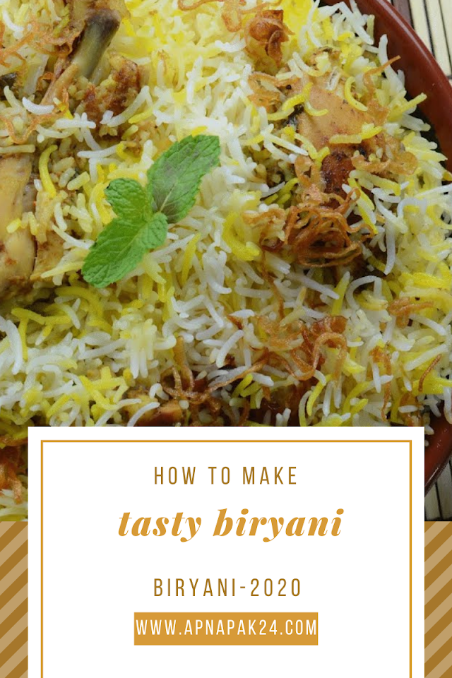 How to make tasty biryani-2020|How to cook a delicious biryani-2020