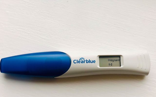 Positive Clear Blue Pregnancy Test 1-2 weeks 