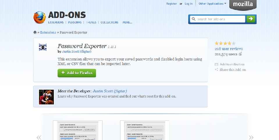 mozilla firefox add ons password exporter mozilla firefox add ons password exporter