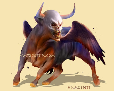 Haagenti the President of Hell in the Ars Goetia of the Lesser Key of Solomon