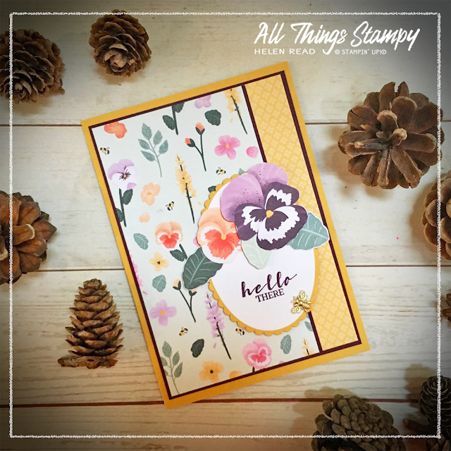 Stampin Up Pansy Petals Craft Kit by Post