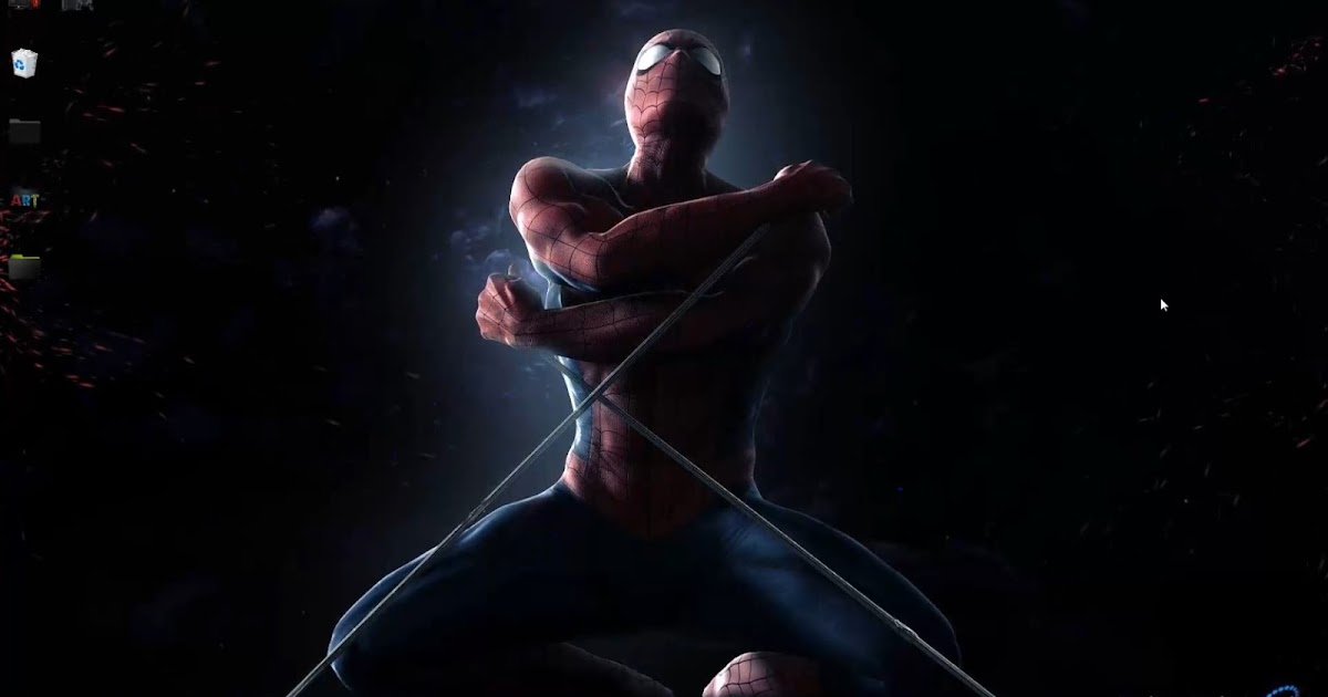  Spiderman  dark background LIVE WALLPAPER  free download 