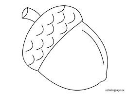 Acorn coloring pages 2