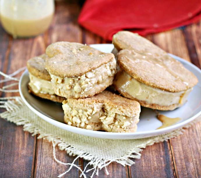 Hungry Couple Peanut Butter Banana Ice Cream Sandwiches